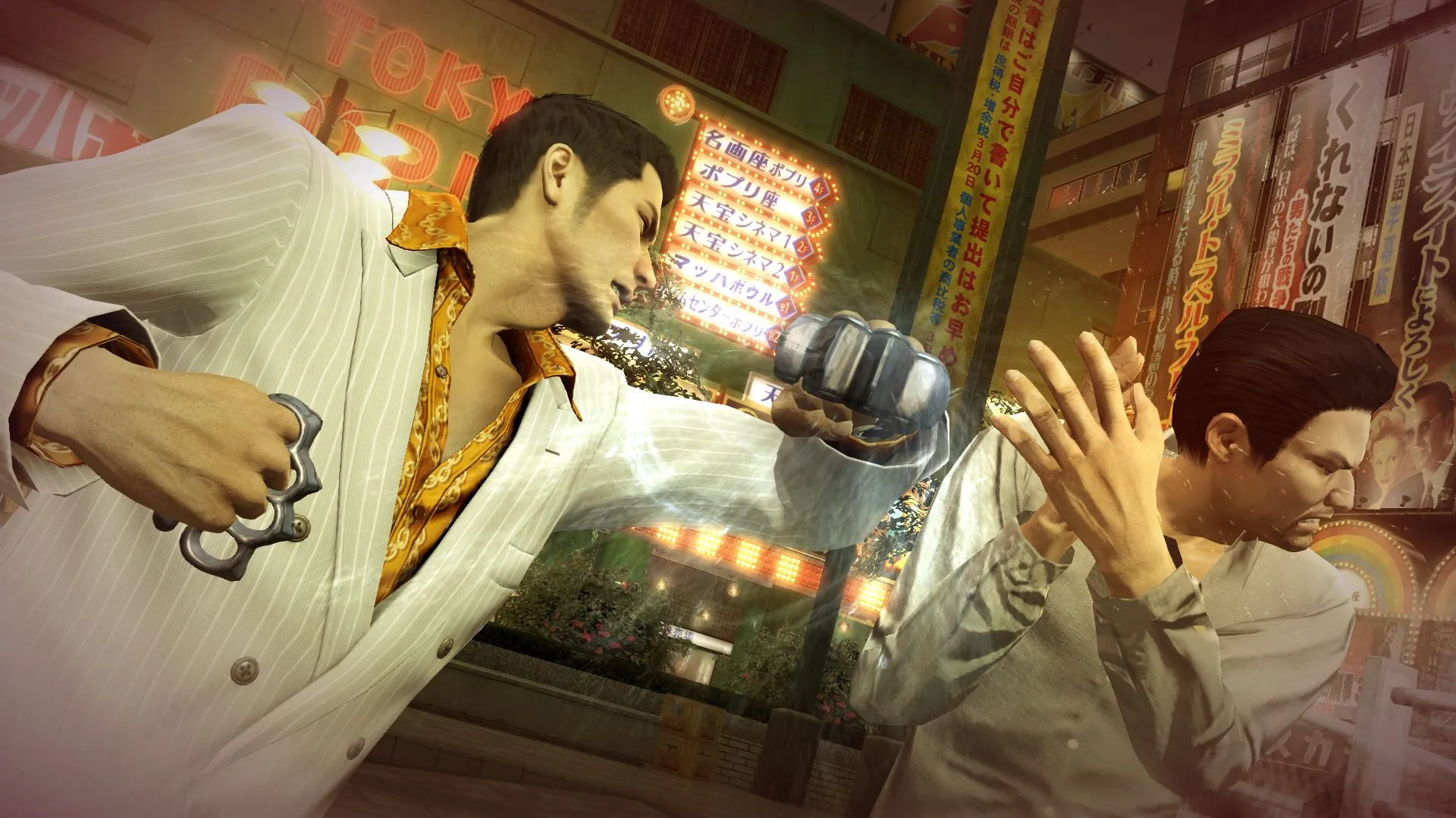 Cảnh trong game Yakuza, minh họa việc chơi và hoàn thành game AAA chất lượng cao qua dịch vụ đăng ký với chi phí thấp