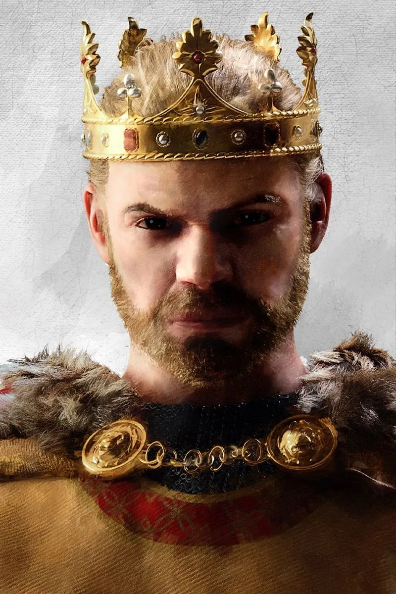 Chân dung nhân vật và giao diện quản lý triều đại trong Crusader Kings 3