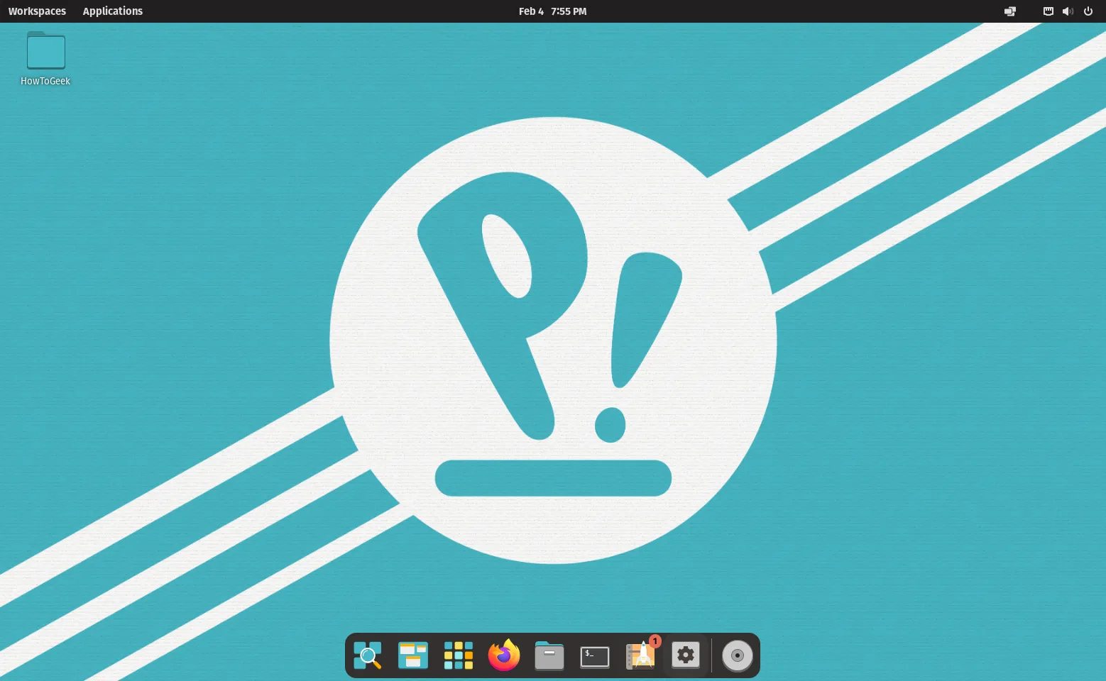 Giao diện desktop của Pop!_OS Linux với môi trường GNOME tùy chỉnh, hiển thị các tính năng như auto-tiling.