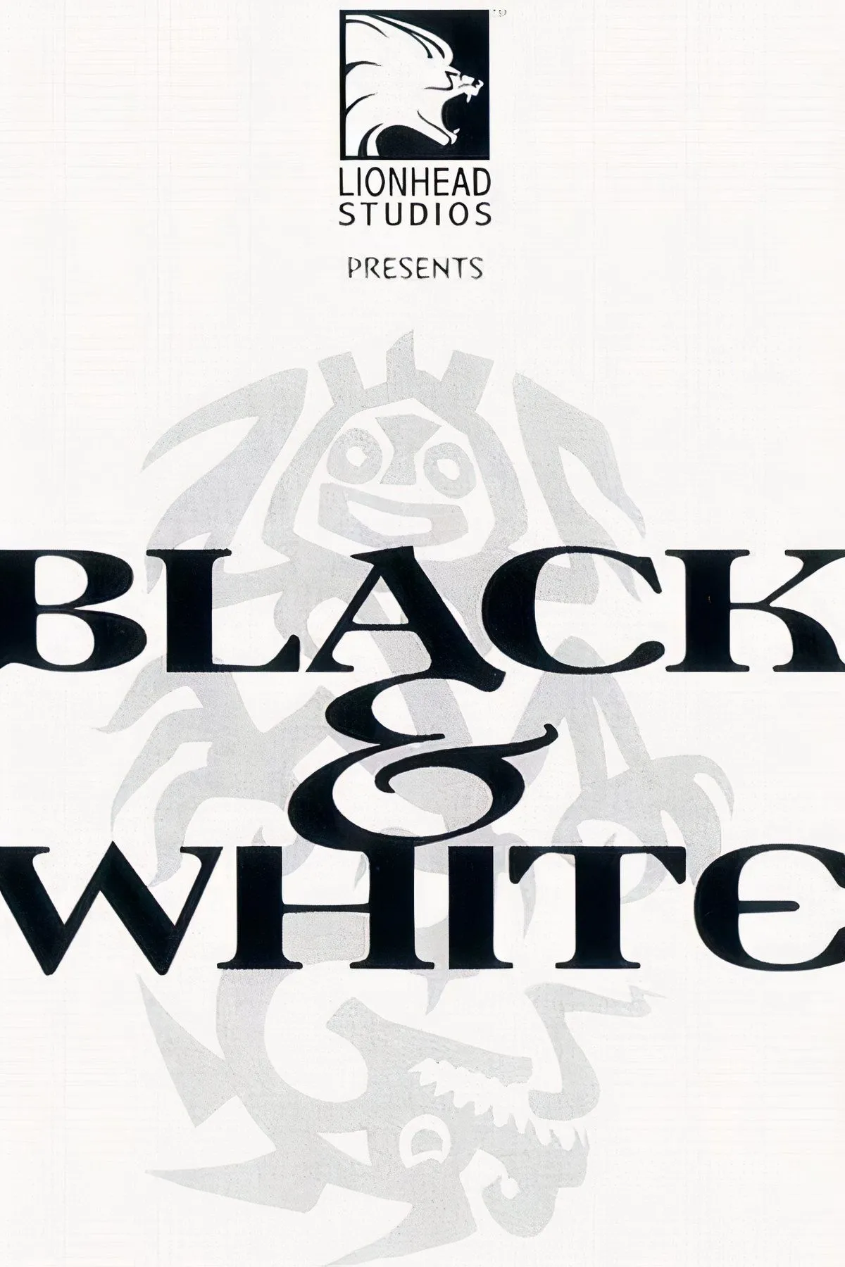 Giao diện game Black &amp; White, nơi người chơi hóa thân thành một vị thần mạnh mẽ