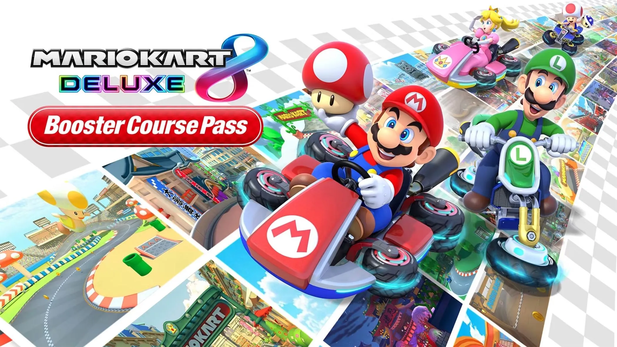 Gói mở rộng Mario Kart 8 Deluxe Booster Course Pack cho Nintendo Switch, trò chơi phổ biến với Joy-Con