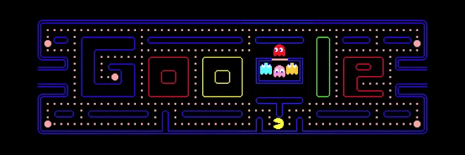 Google Doodle Pac-Man phiên bản chơi được trực tiếp trên trình duyệt, kỷ niệm 30 năm tựa game arcade huyền thoại