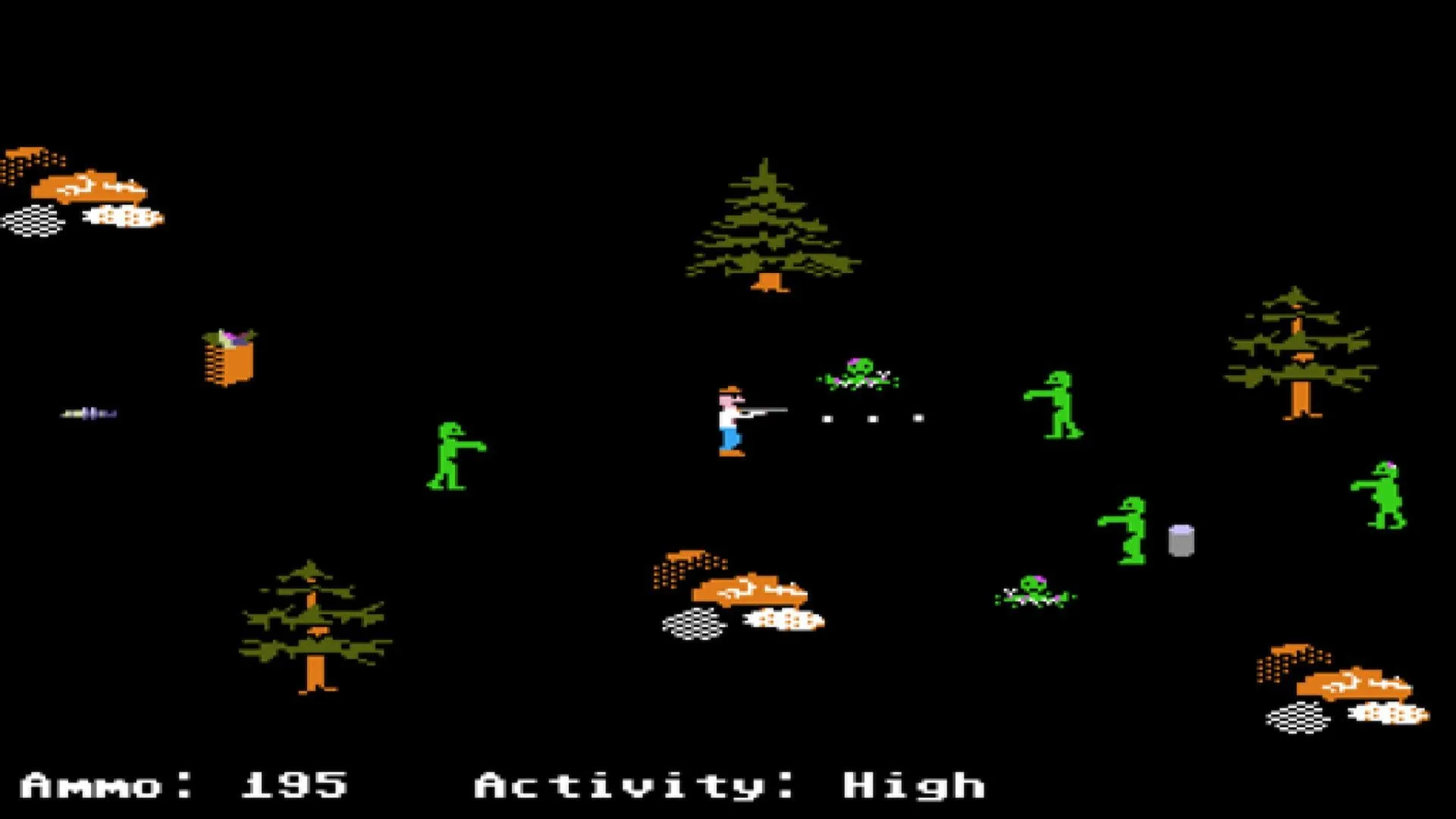 Hệ thống quản lý vật phẩm và bản đồ trong game Organ Trail, hiển thị các lựa chọn cho người chơi
