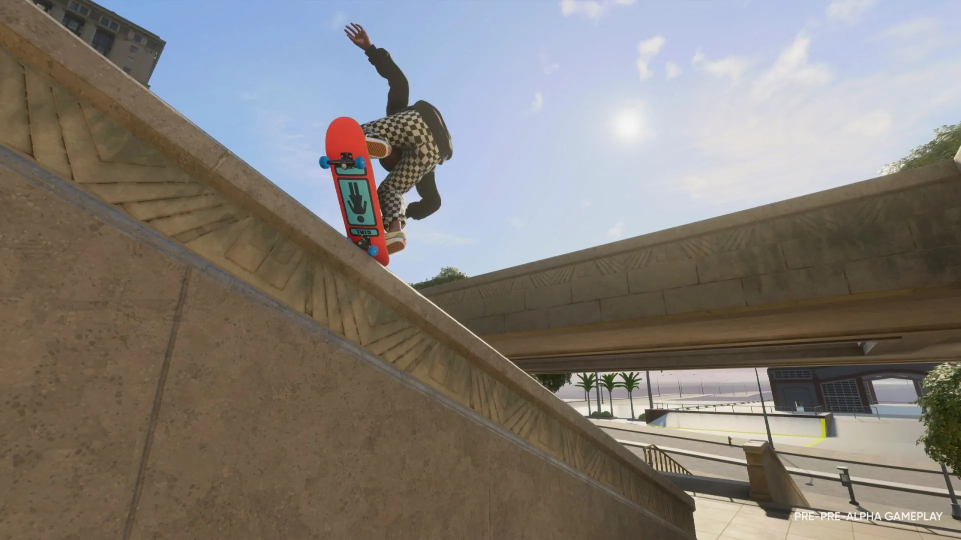 Hình ảnh gameplay của Skate reboot trong môi trường thế giới mở trực tuyến San Vansterdam