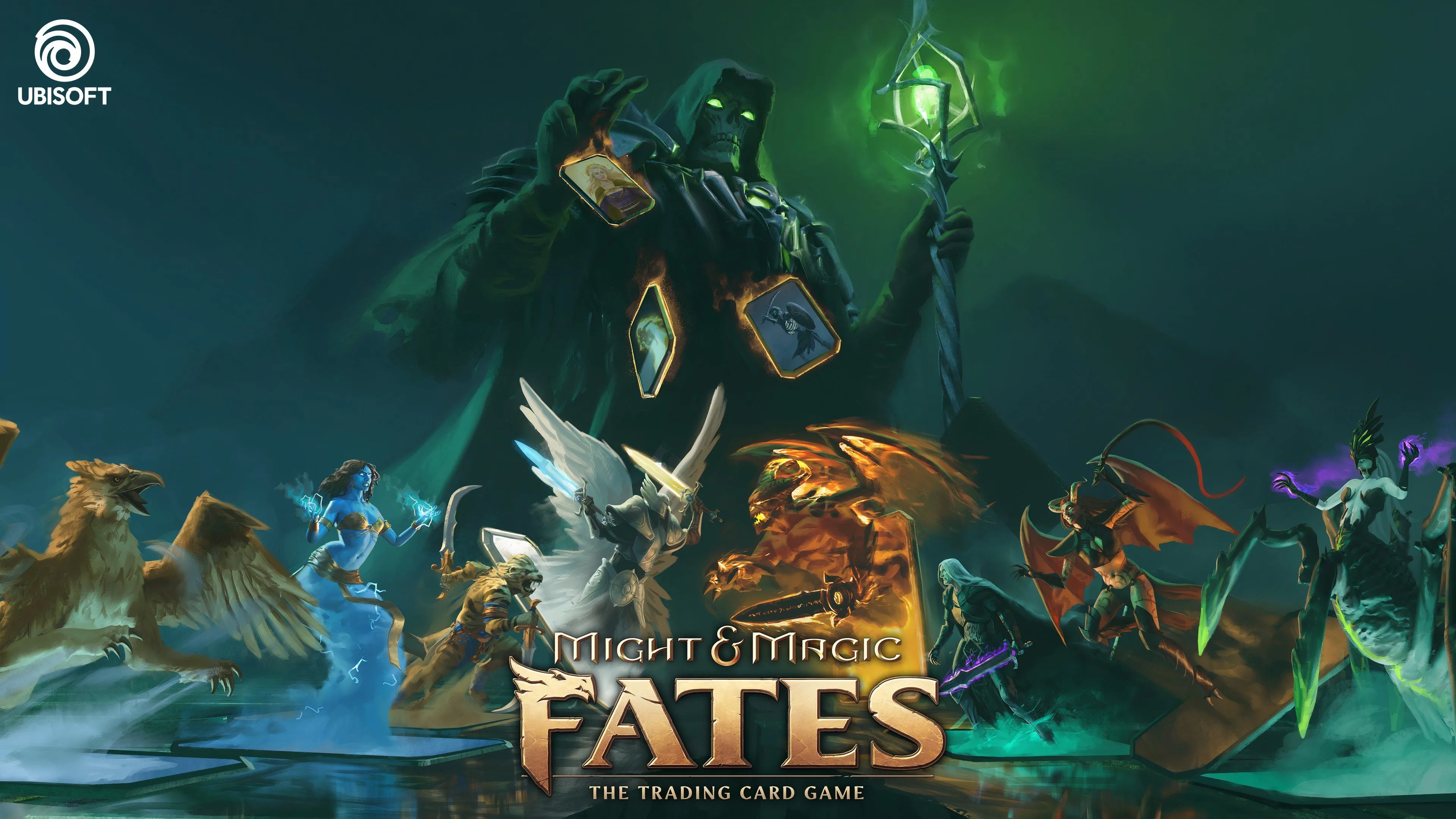 Hình ảnh quảng bá chính cho game thẻ bài Might &amp; Magic Fates của Ubisoft