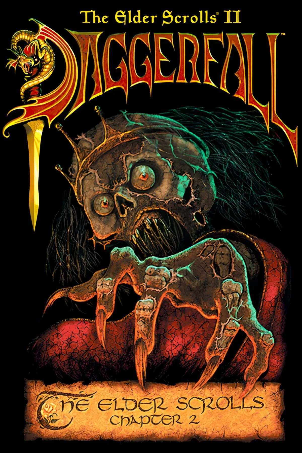 Hình ảnh tổng hợp từ game The Elder Scrolls II Daggerfall, game nhập vai thế giới mở