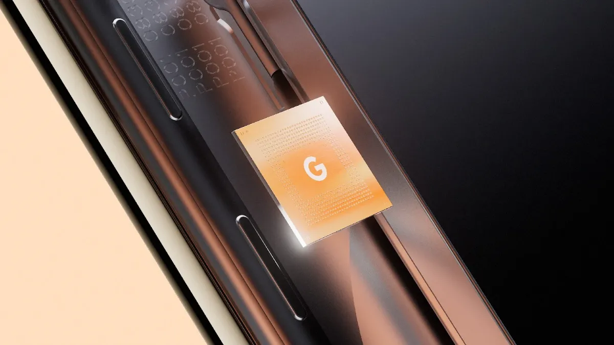 Logo Google Tensor đại diện cho bộ xử lý tùy chỉnh của Google