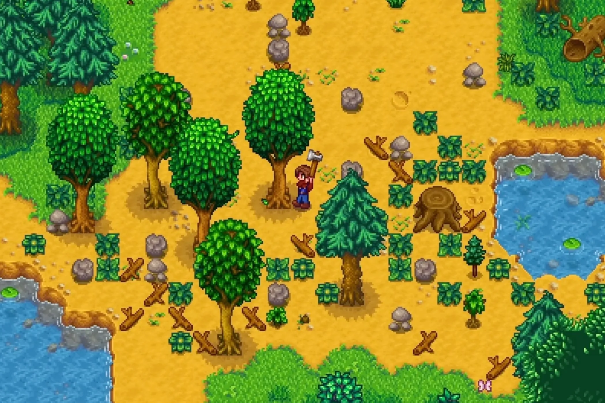 Màn hình trò chơi Stardew Valley, một game kế nhiệm tinh thần đã vượt qua cả bản gốc nhờ cải tiến.