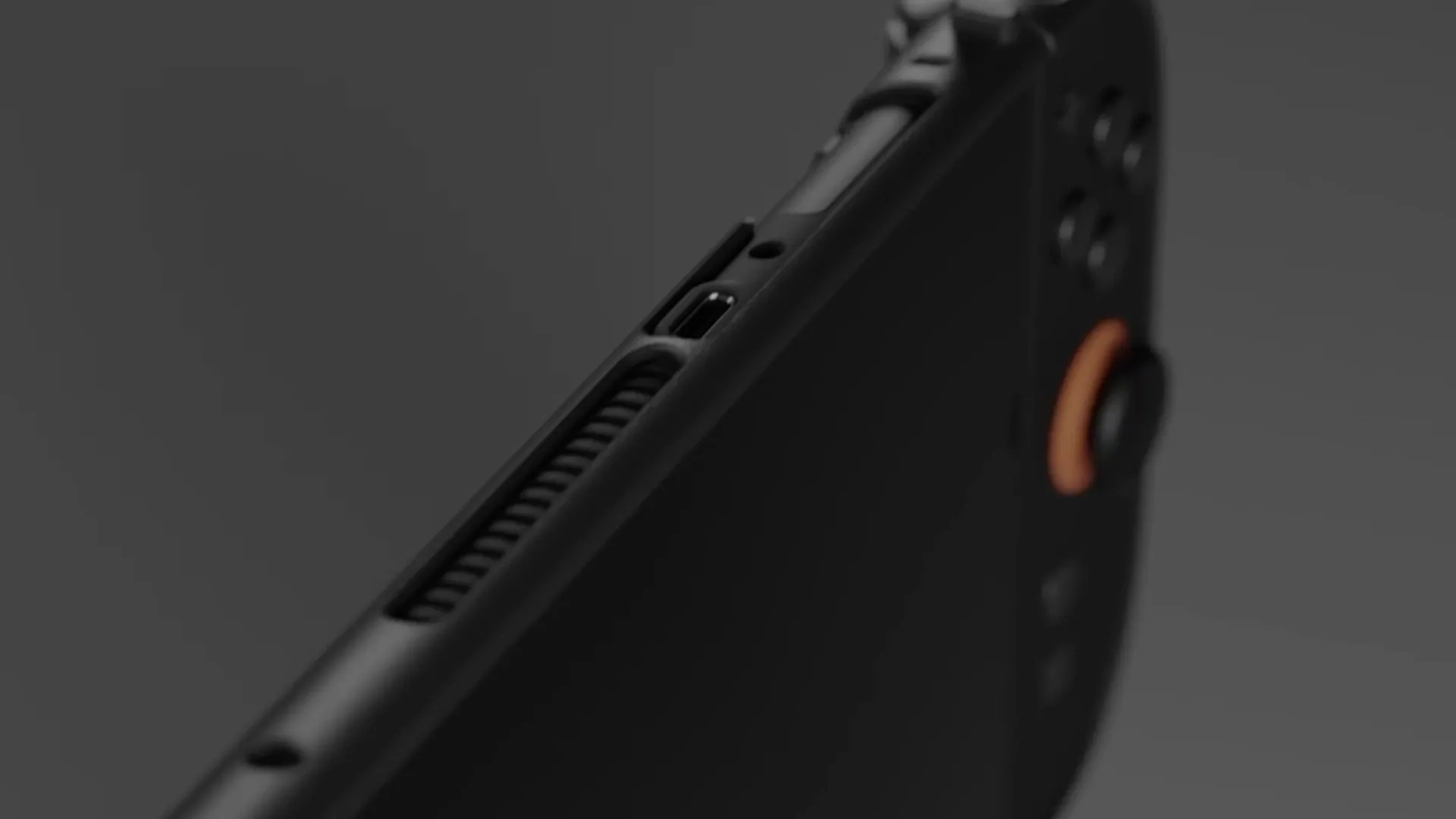 Mô hình Nintendo Switch 2 từ Genki hiển thị cổng USB-C thứ hai trên đỉnh thiết bị, tăng cường khả năng kết nối linh hoạt