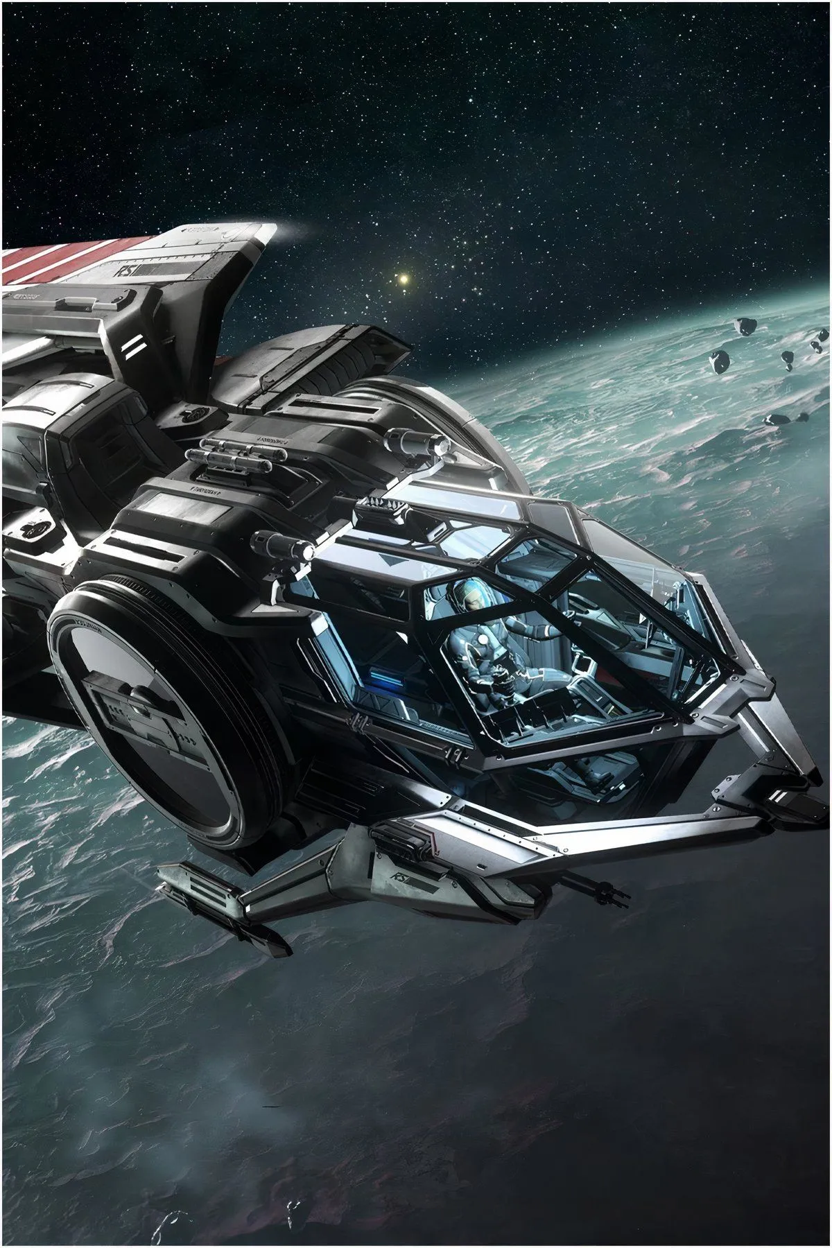 Mô tả chi tiết về hệ thống điều khiển tàu vũ trụ trong Star Citizen
