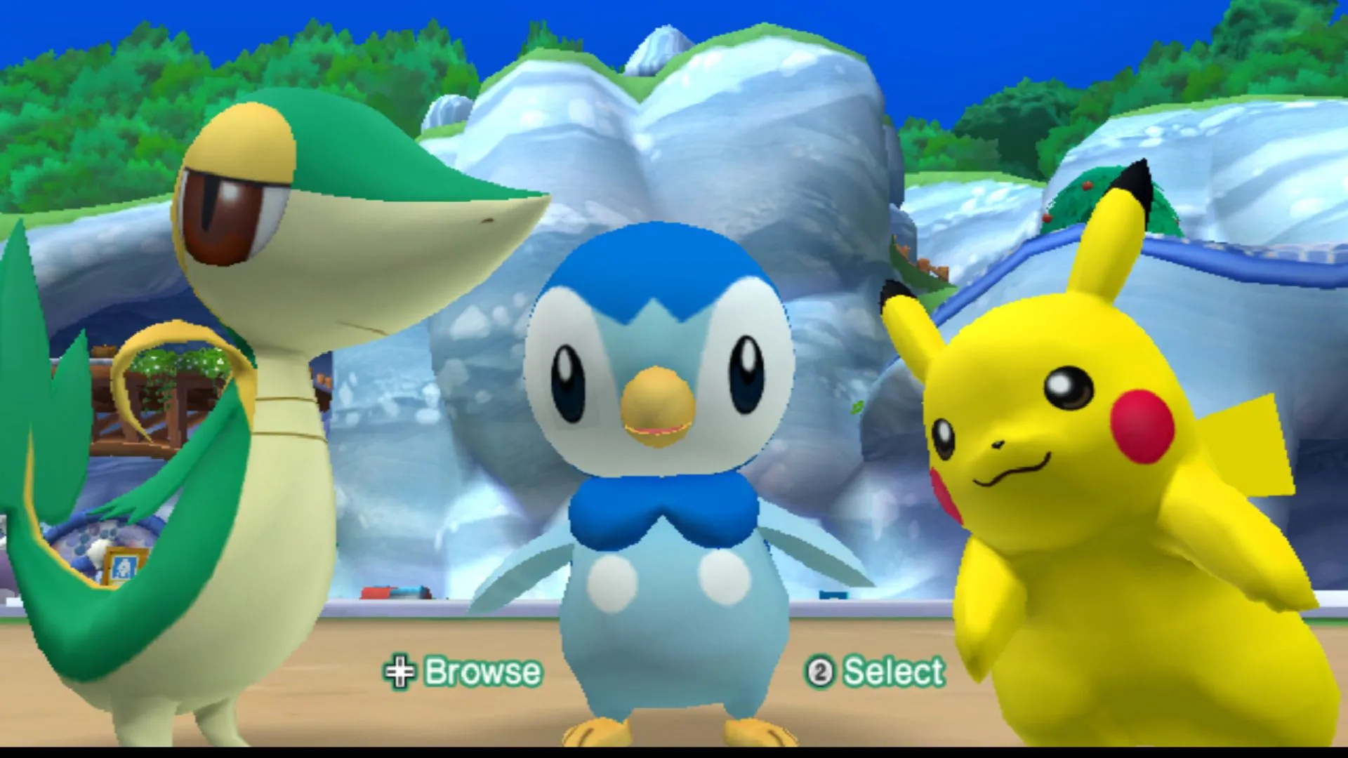 Một vài Pokémon có thể chơi được từ PokéPark 2: Wonders Beyond