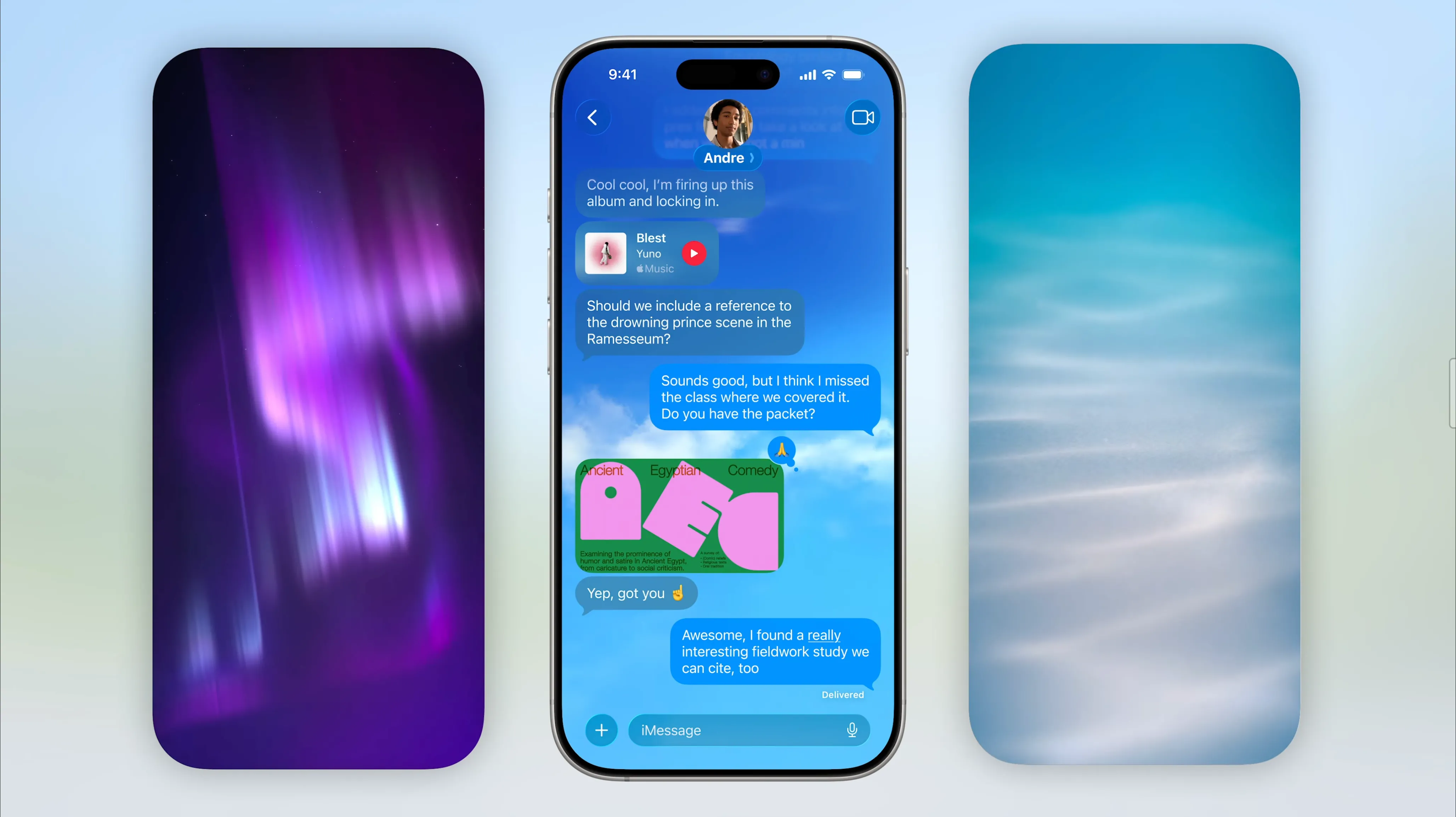 Nền cuộc trò chuyện tùy chỉnh trong ứng dụng Tin nhắn iOS 26
