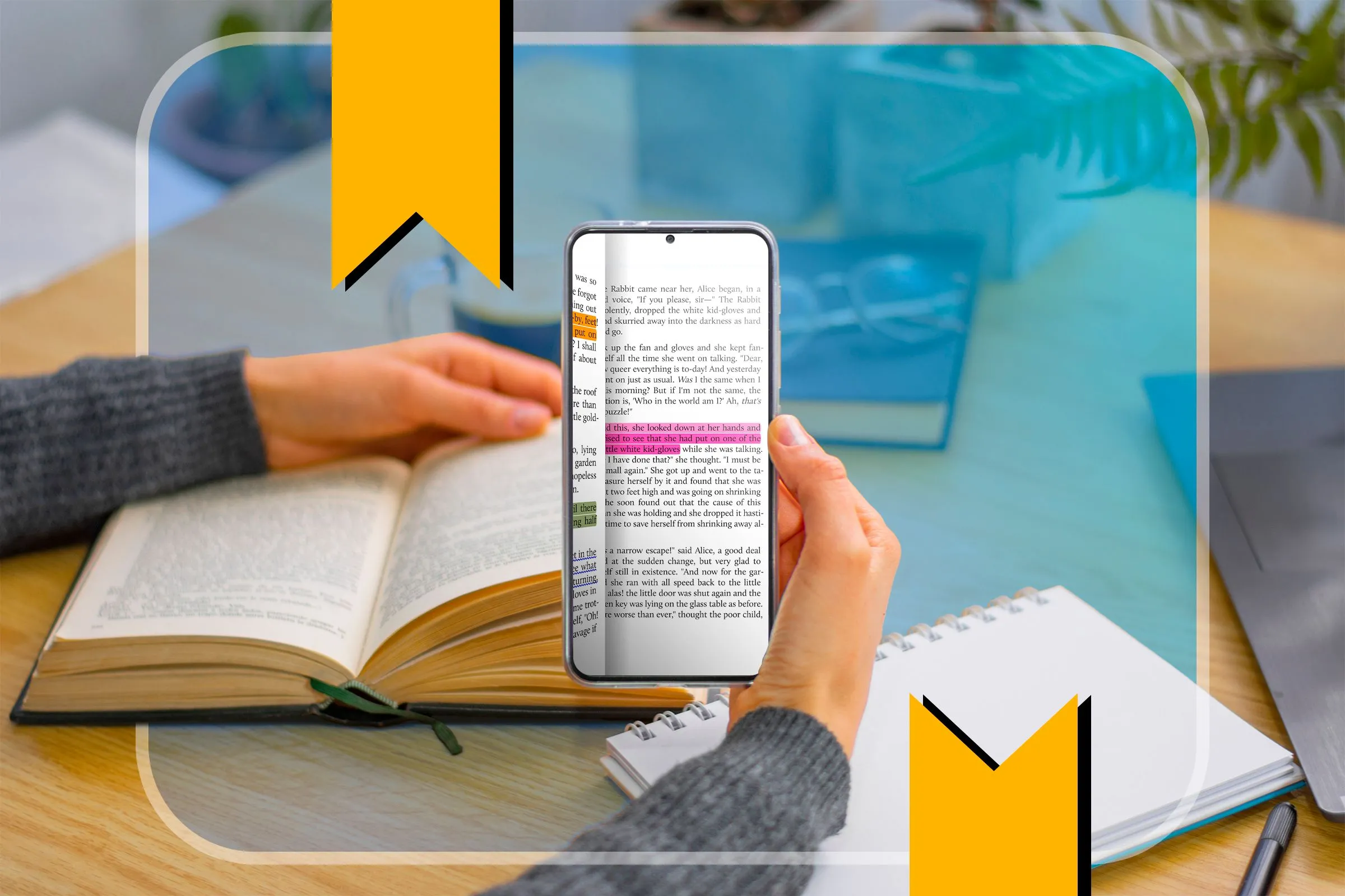 Người dùng đọc sách điện tử trên điện thoại Android, minh họa khả năng đọc linh hoạt trên các thiết bị.