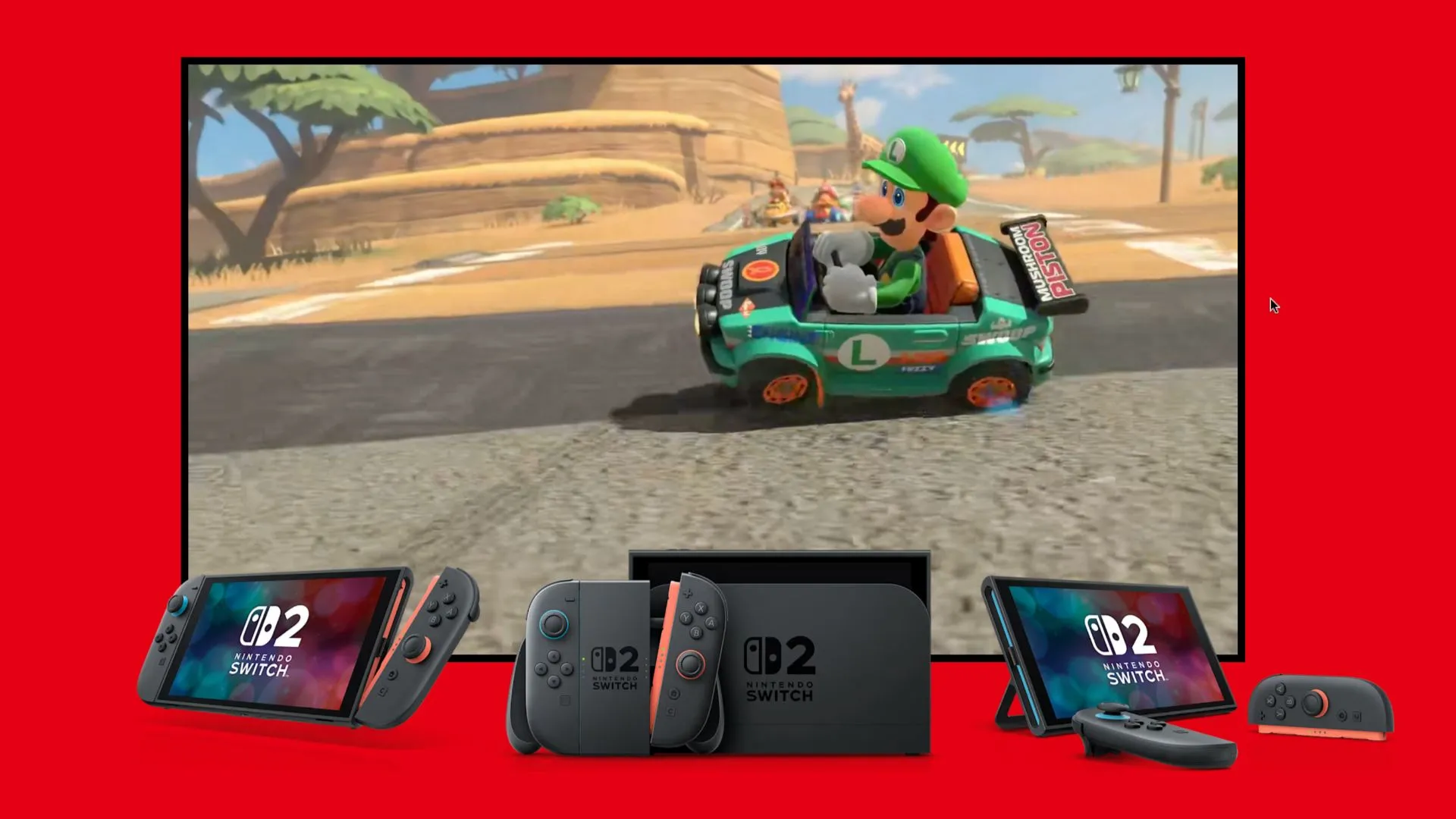Nintendo Switch 2 hiển thị hình ảnh game Mario Kart World