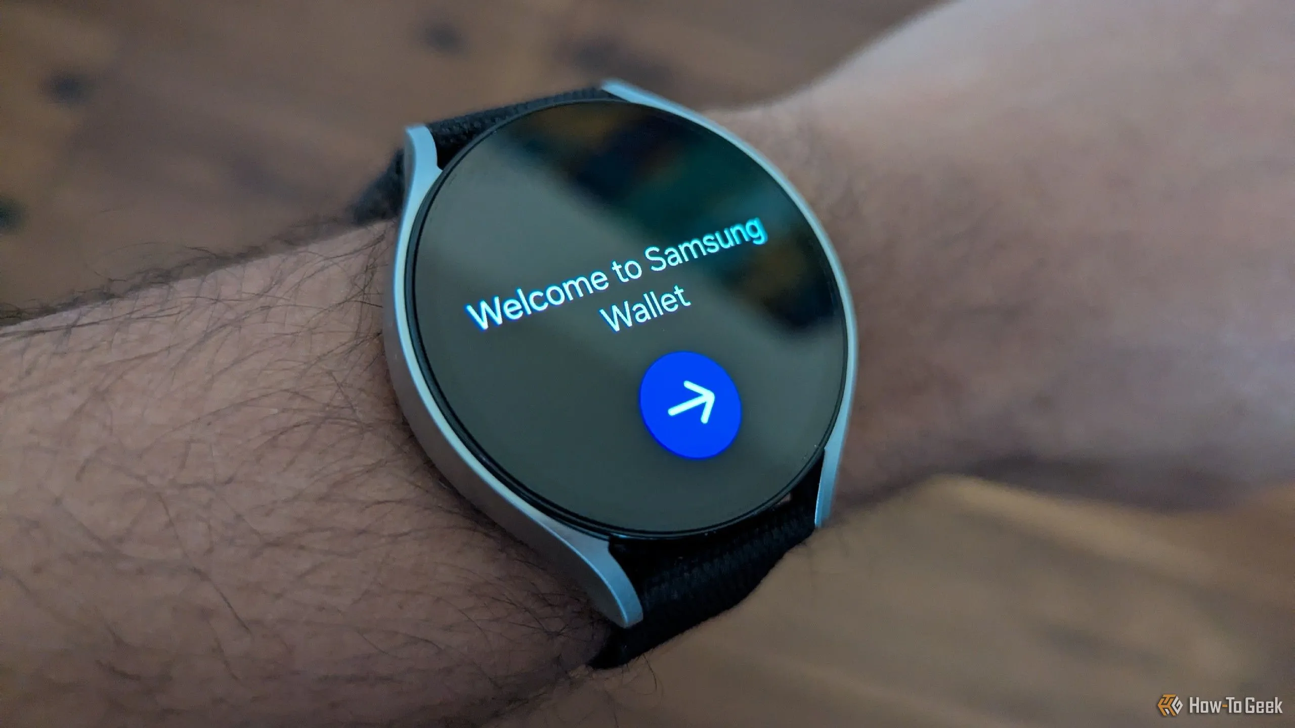 Samsung Galaxy Watch 6 hiển thị giao diện Samsung Wallet