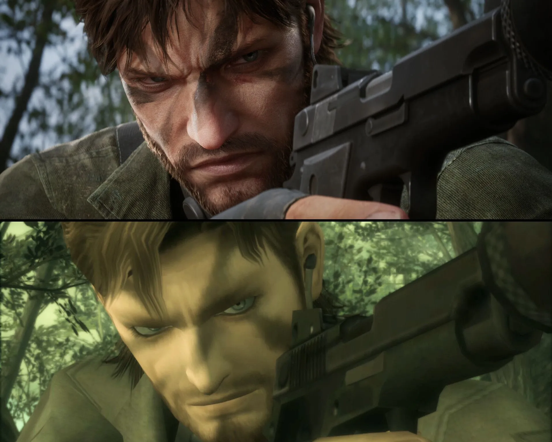 So sánh đồ họa game Metal Gear Solid 3 bản gốc và bản làm lại cho thấy sự phát triển đồ họa qua các năm