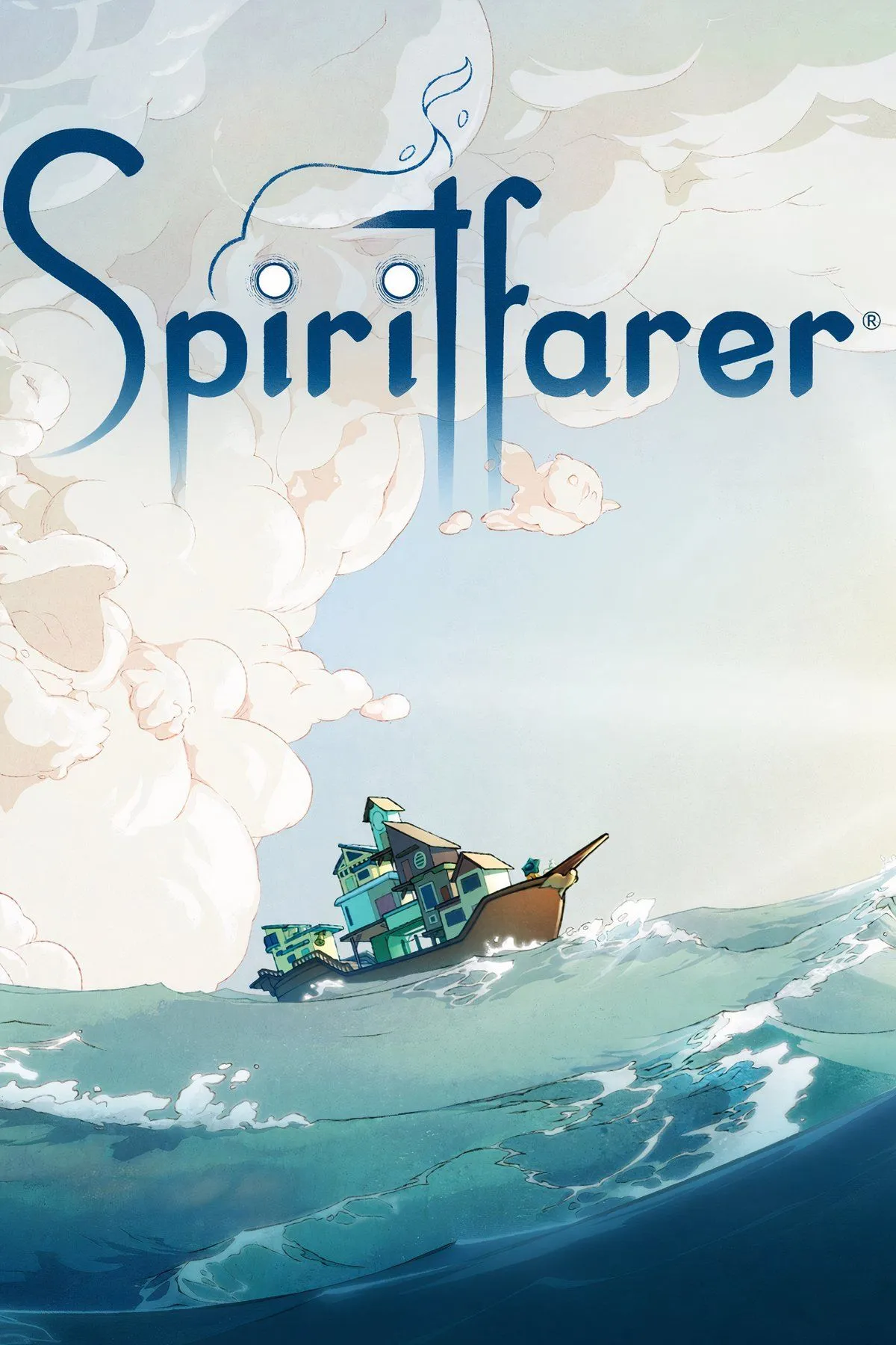 Stella và Daffodil, hai nhân vật chính trong Spiritfarer, cùng nhau quản lý chiếc phà và chăm sóc linh hồn.
