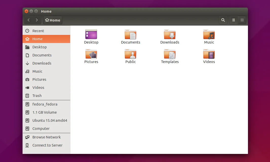 Thư mục Home trong Ubuntu 15.04, không có thư mục &quot;snap&quot; gây khó chịu