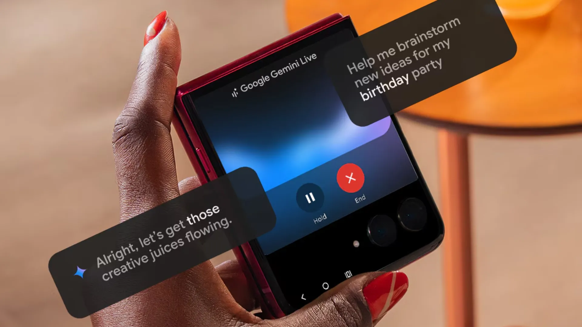 Tính năng Google Gemini AI hoạt động trên Moto Razr 60 Ultra