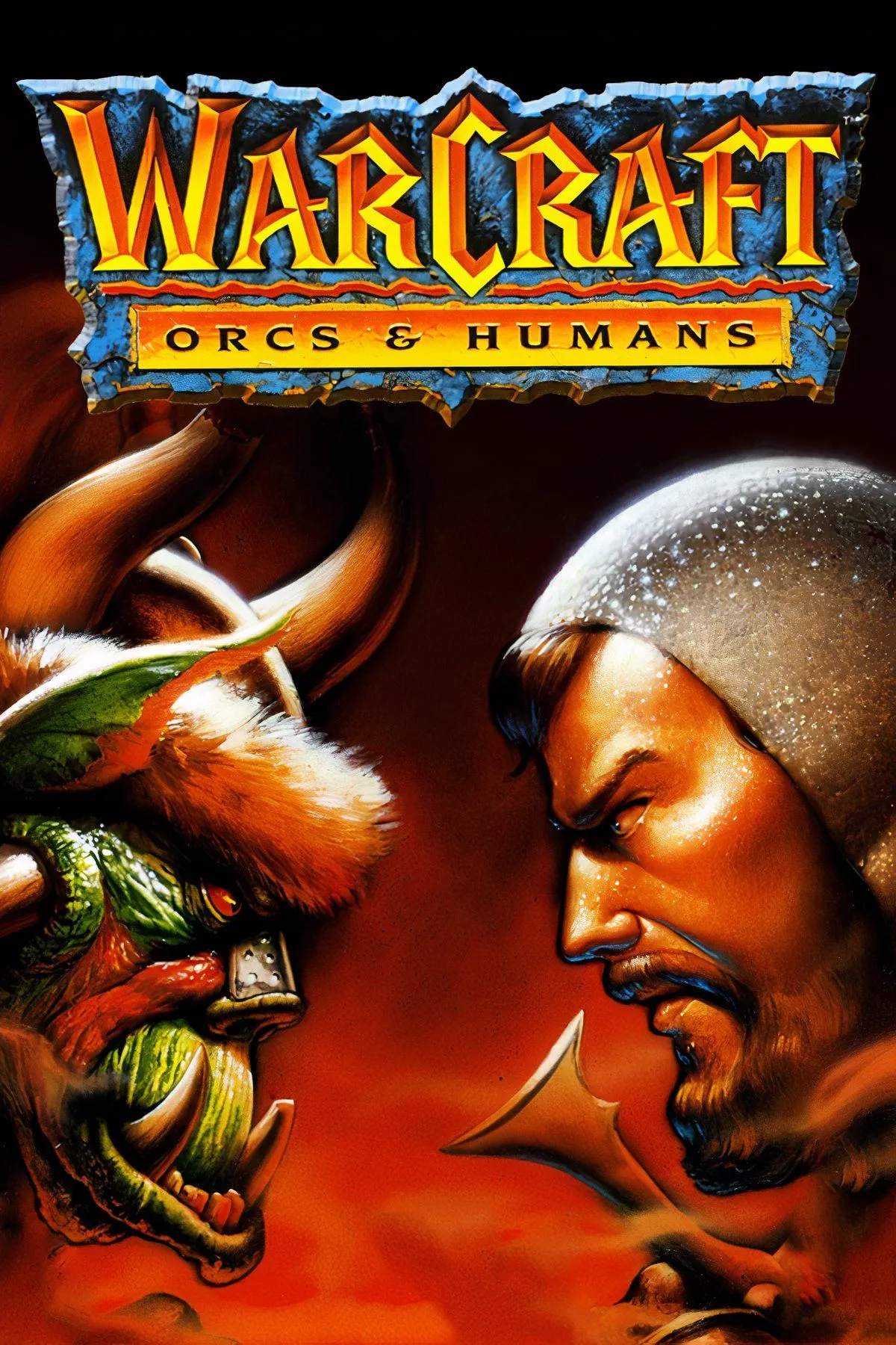 Tổng hợp hình ảnh từ game Warcraft Orcs &amp; Humans, một chiến lược thời gian thực kinh điển