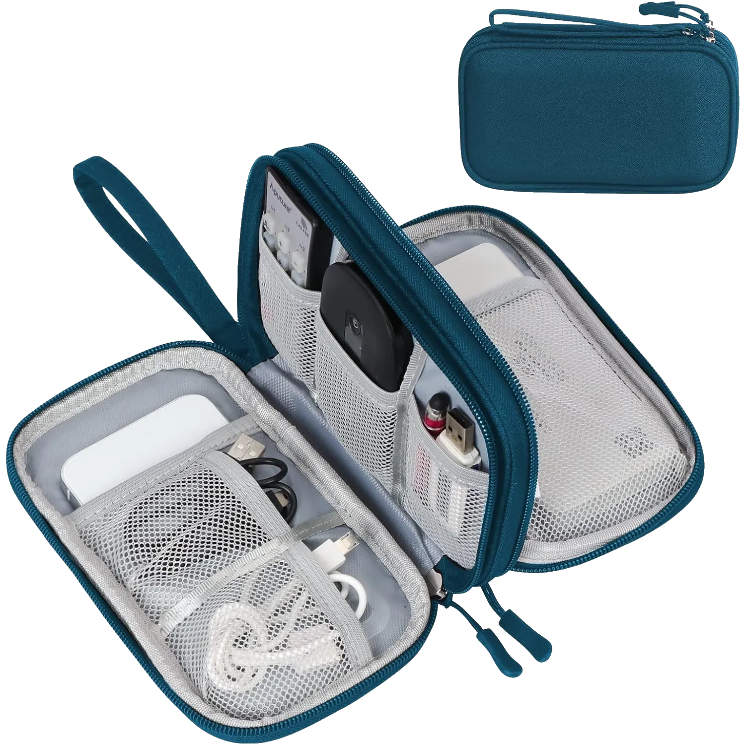 Túi đựng cáp sạc FYY Electronic Organizer màu đen tiện lợi cho du lịch