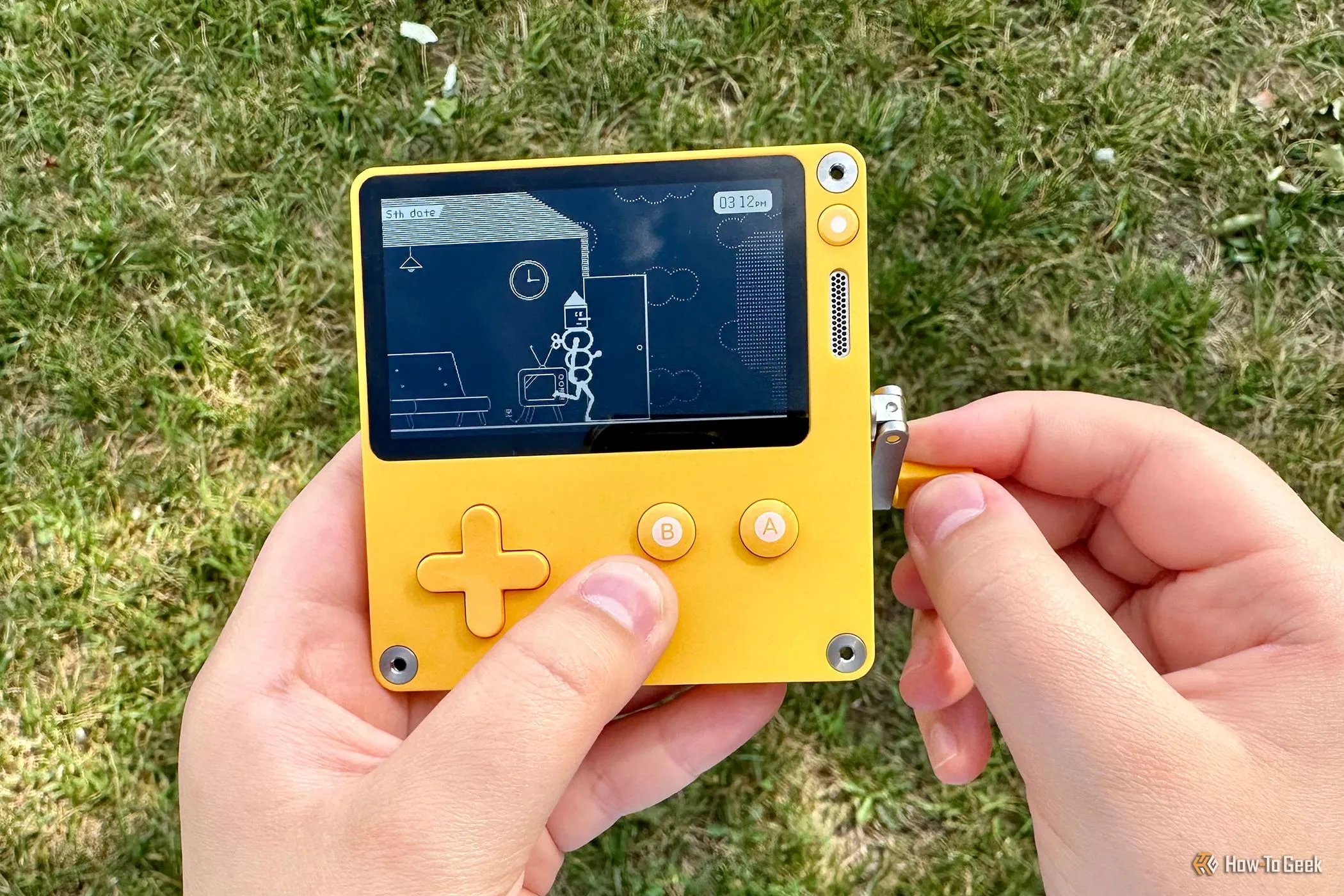 Chơi game trên Playdate với cơ chế tay quay độc đáo