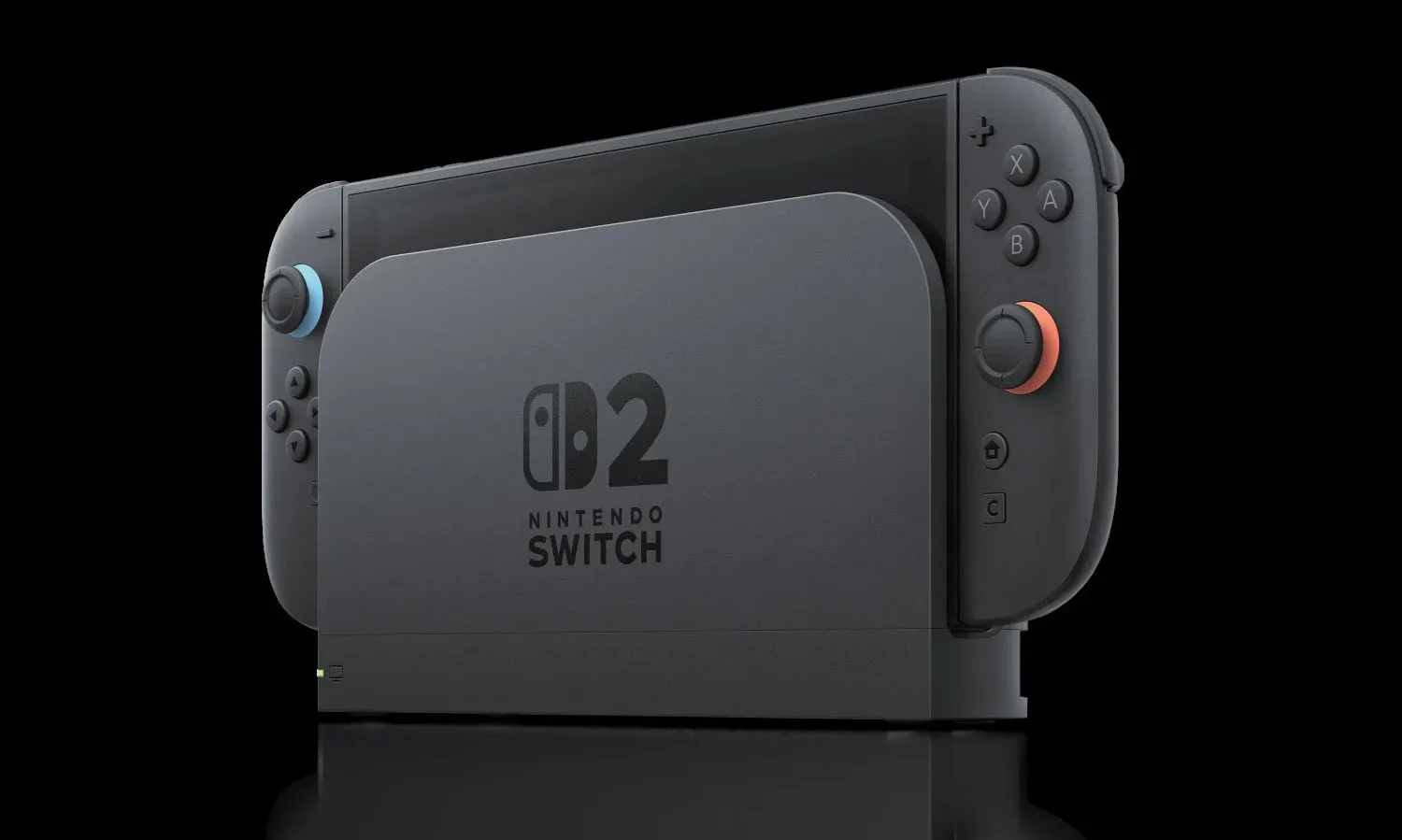 Hình ảnh dự kiến Nintendo Switch 2 trong dock sạc, đại diện cho xu hướng console di động và sự thay đổi trong cách phân loại các thế hệ game.