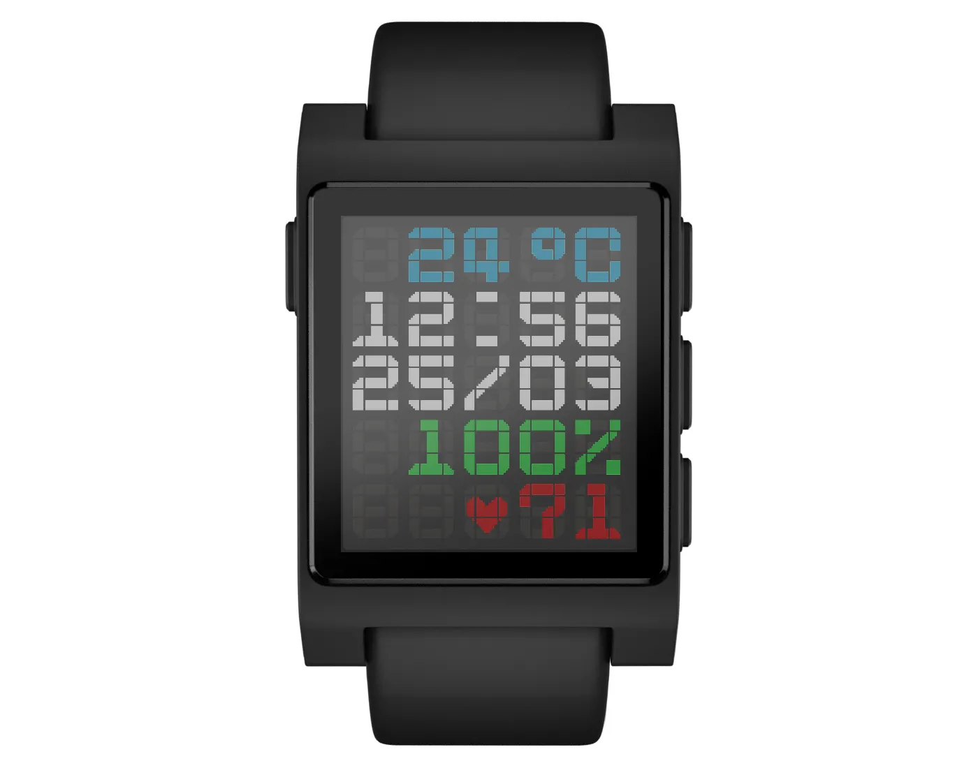 Mẫu smartwatch Core Time 2 của PebbleOS với màn hình e-paper và các tính năng theo dõi sức khỏe.