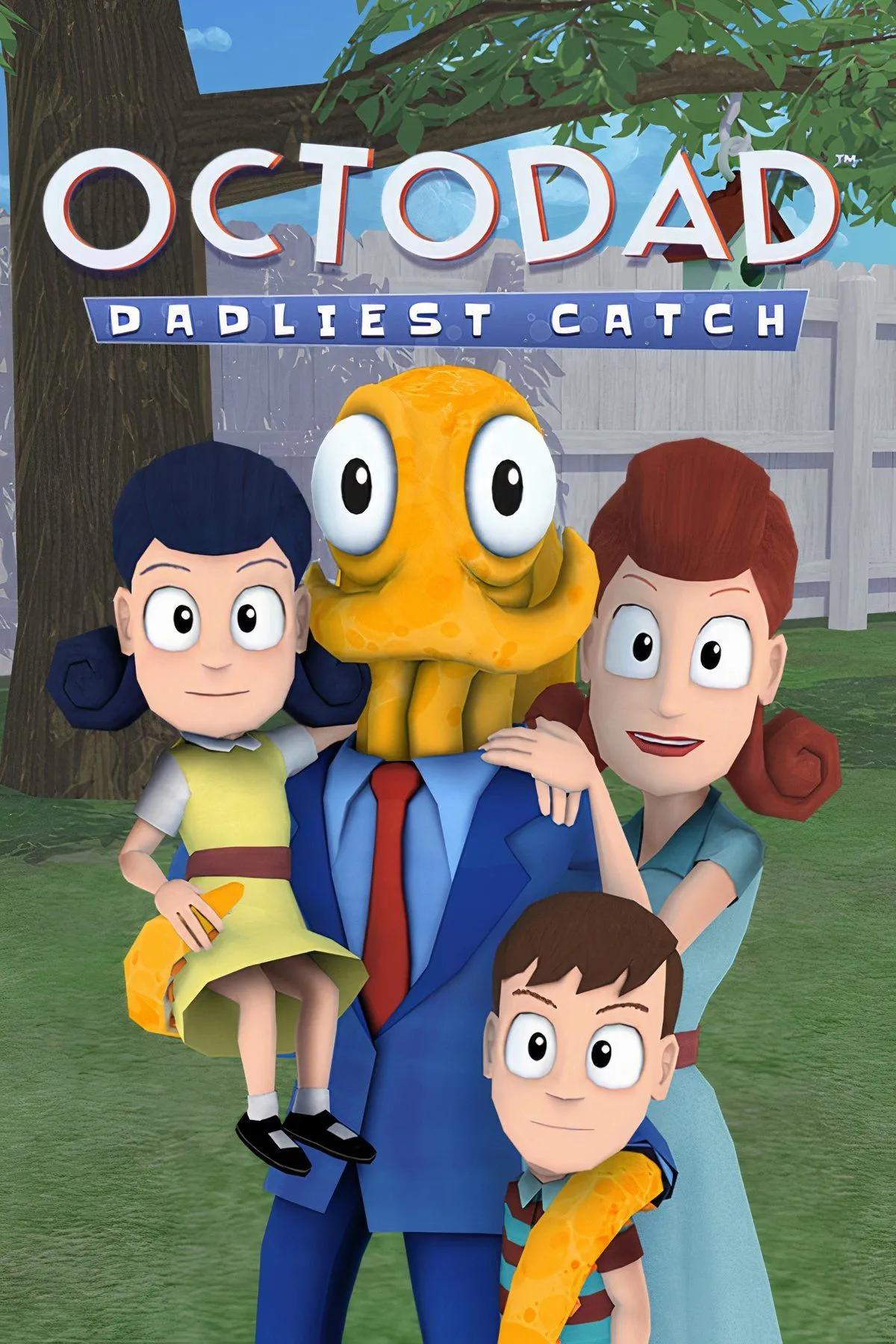 Octodad vụng về thực hiện công việc nhà với hiệu ứng vật lý ragdoll hài hước trong Octodad Dadliest Catch