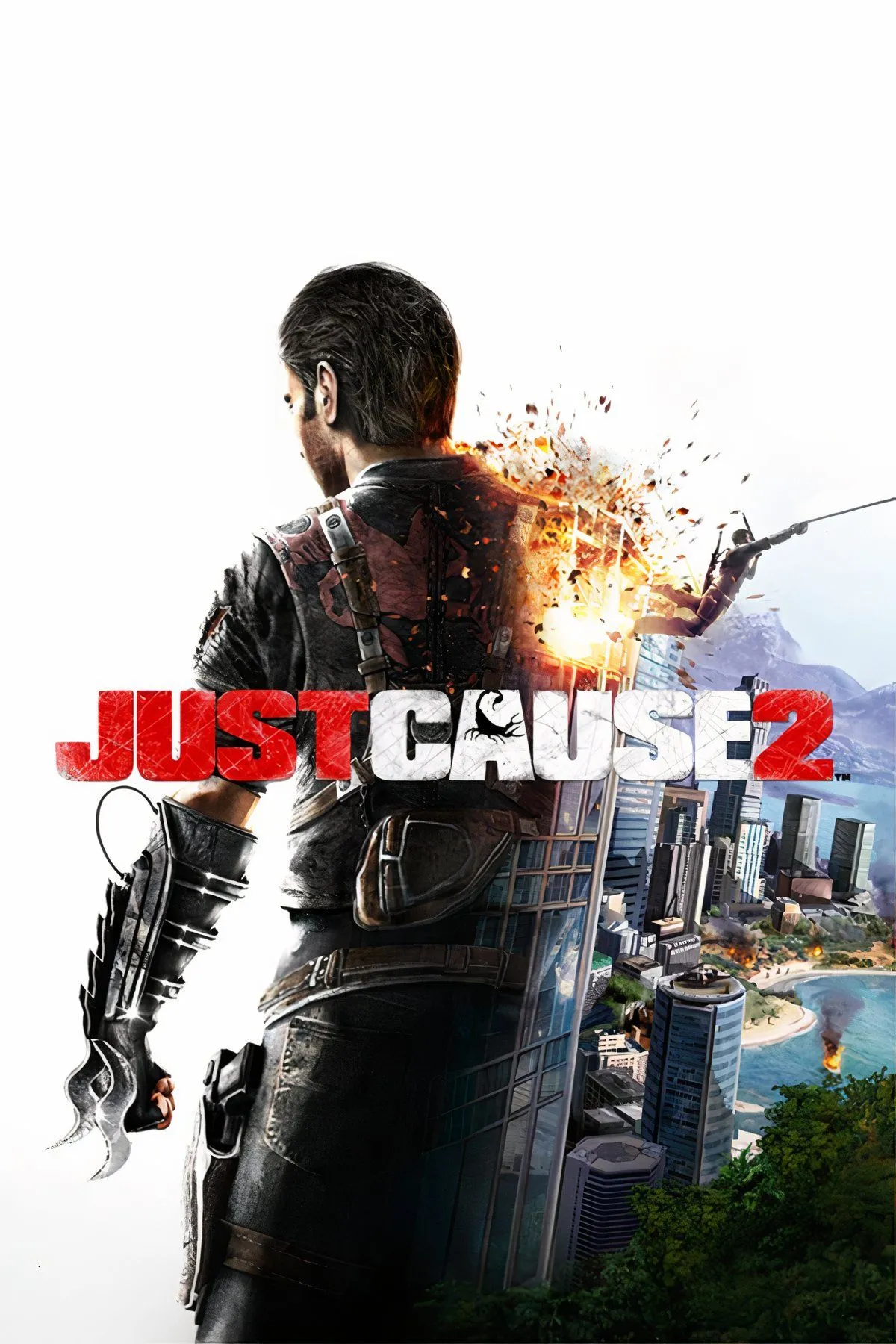 Rico Rodriguez thực hiện pha nhào lộn ấn tượng với hiệu ứng ragdoll trong Just Cause 2