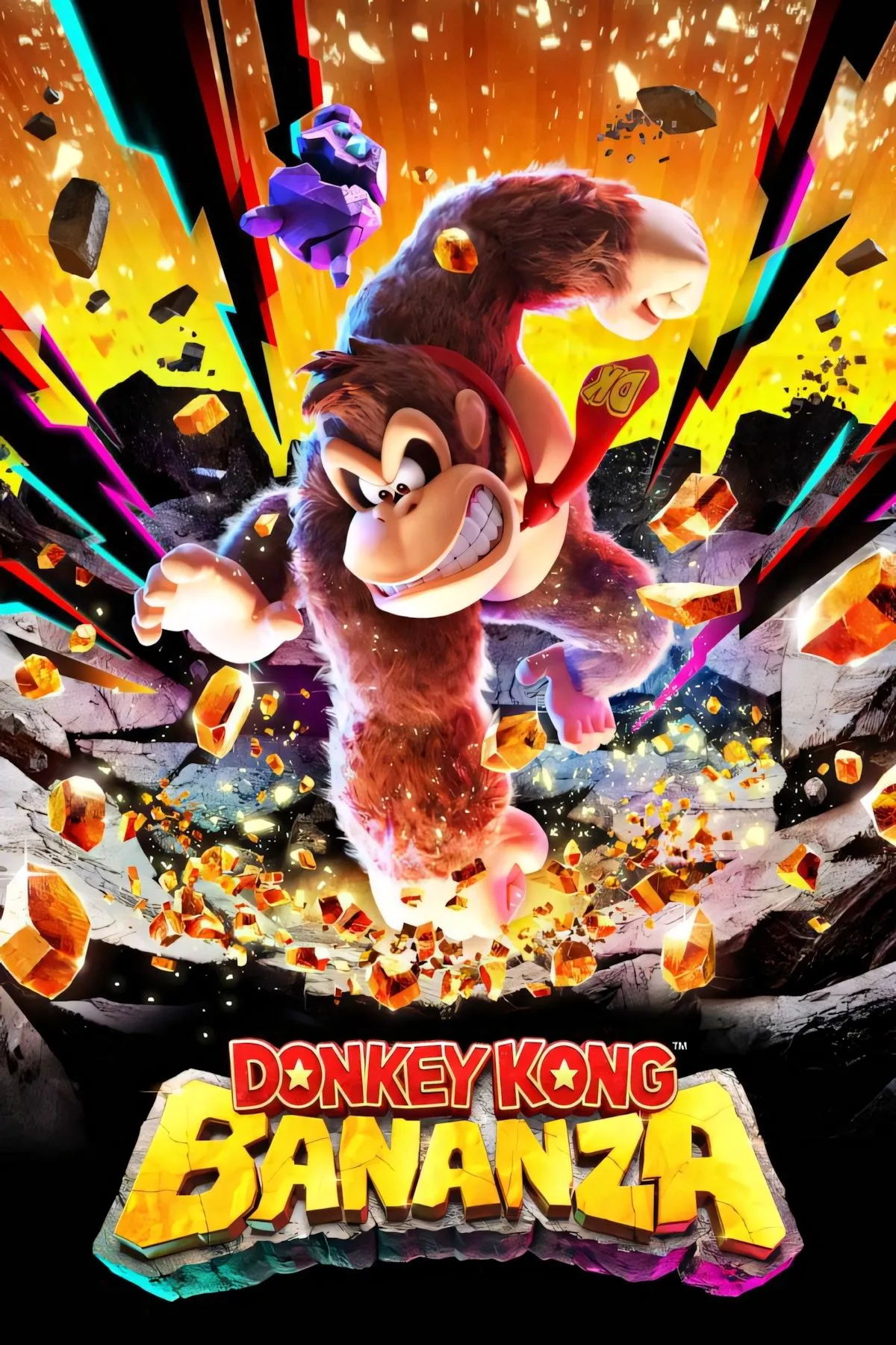 Bìa game Donkey Kong Bananza, tựa game độc quyền được mong đợi trên Nintendo Switch 2