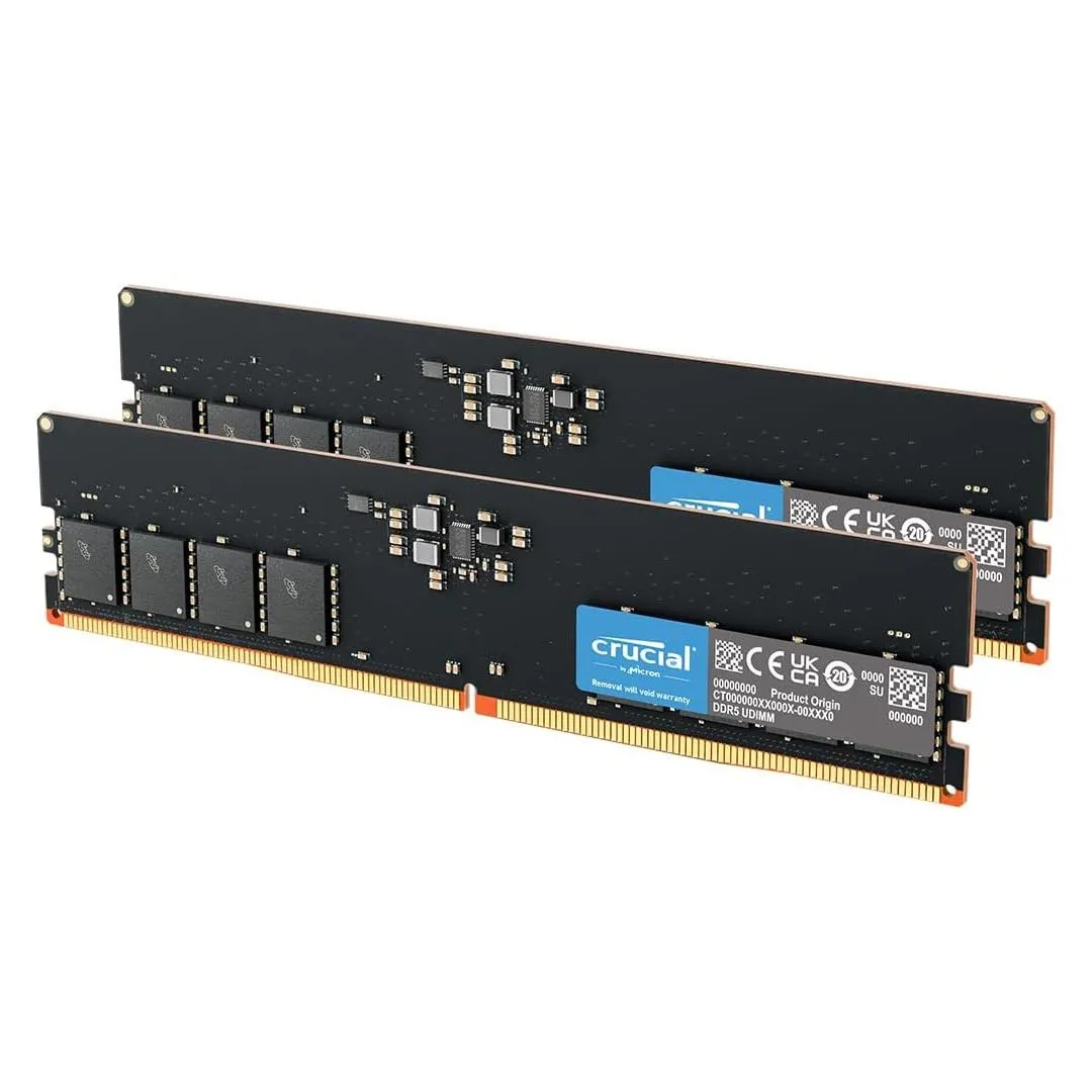 Bộ kit RAM Crucial DDR5 16GB (2x8GB) 4800MHz, lựa chọn tốt cho bộ nhớ của hệ thống NAS
