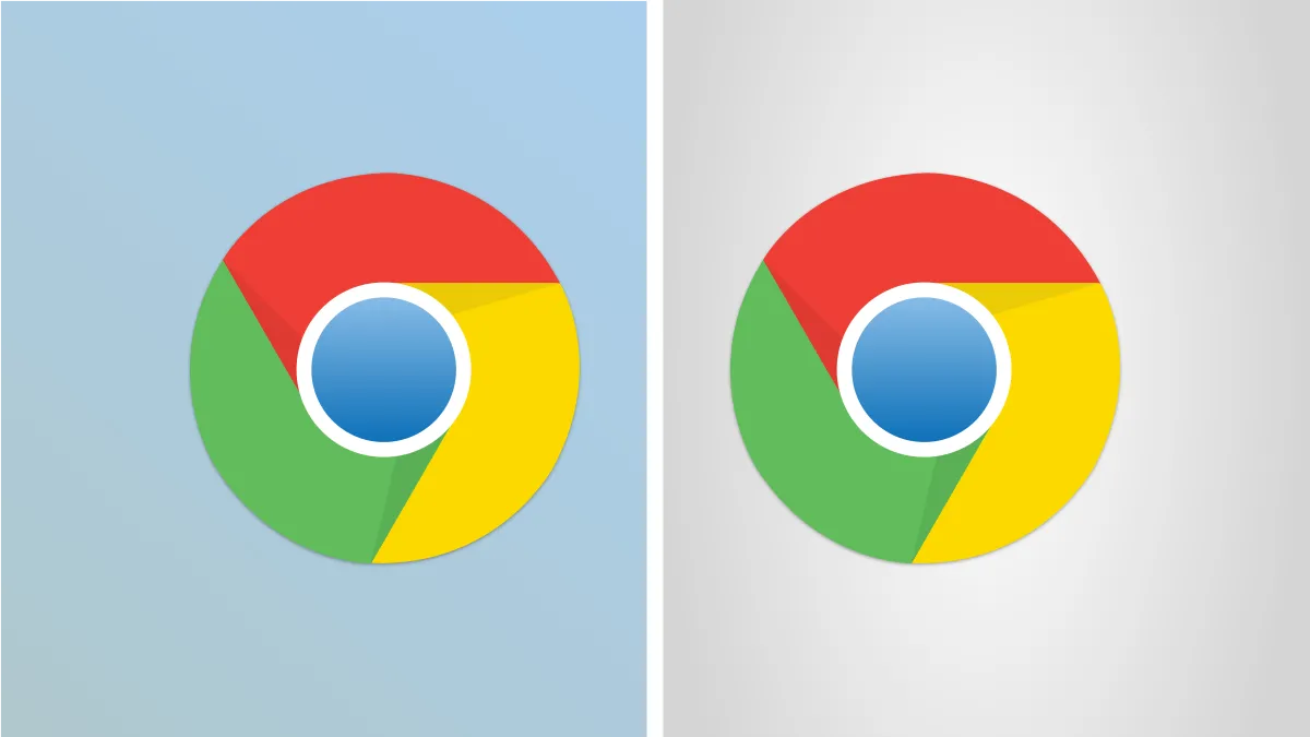 Hai biểu tượng Chrome OS đặt cạnh nhau, tượng trưng cho khả năng chia đôi màn hình và đa nhiệm trên Chromebook.