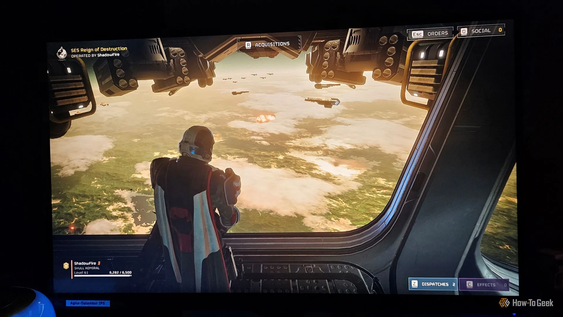 Hình ảnh game Helldivers 2 hiển thị mượt mà trên màn hình Acer Predator XB273K V5 320Hz