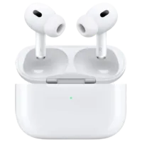 Hình ảnh tai nghe AirPods Pro 2 (thế hệ thứ 2) với cổng sạc USB-C, nền trong suốt
