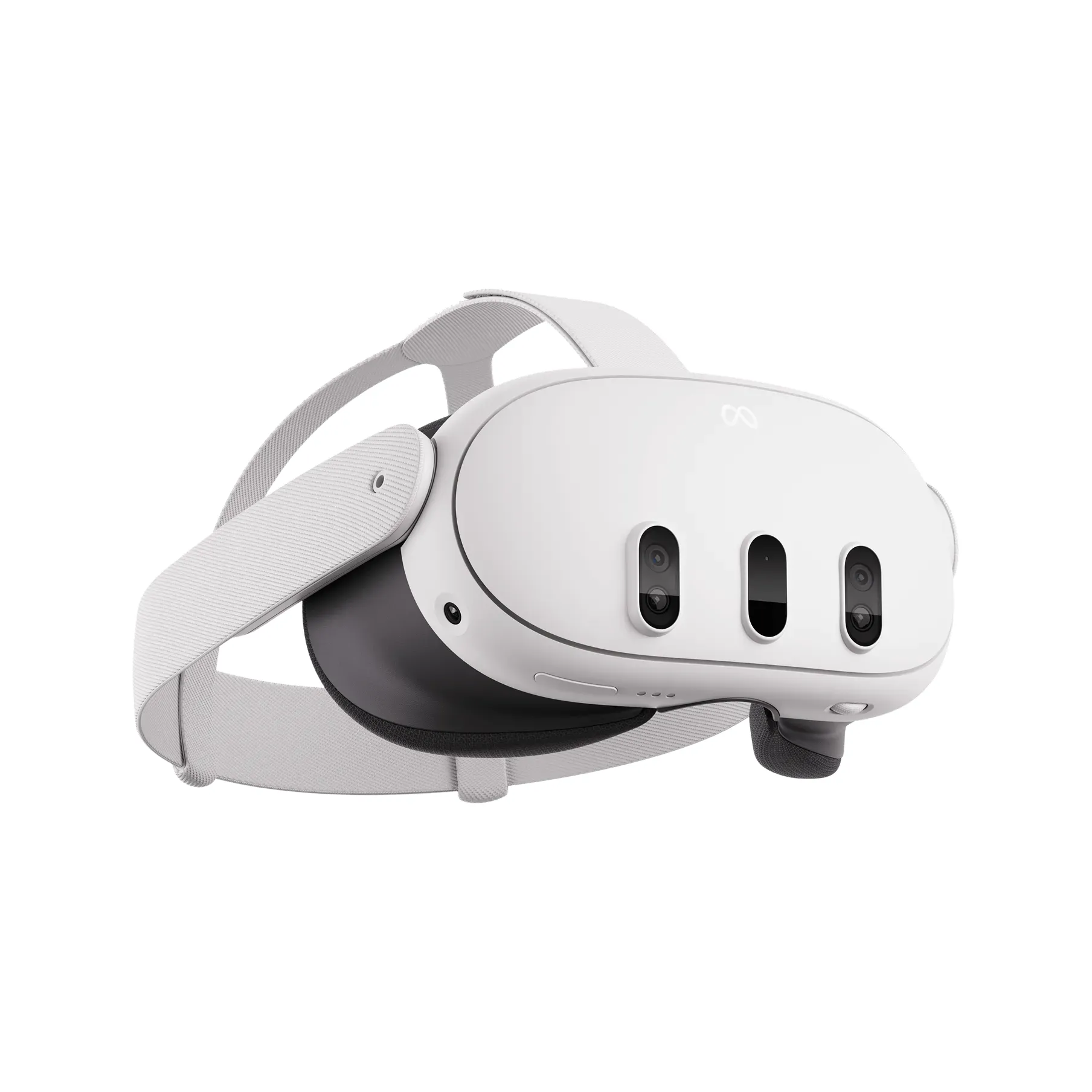 Kính thực tế ảo Meta Quest 3 màu trắng, thiết bị chơi game VR mạnh mẽ.