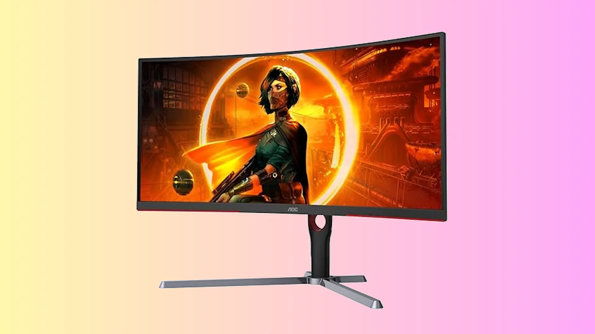 Màn hình AOC CU34G3S với màn hình cong 1000R, viền mỏng và chân đế điều chỉnh