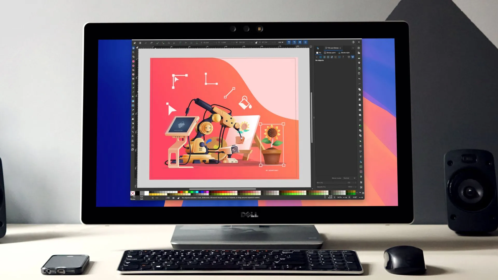 Người dùng đang thao tác chú thích trên tài liệu PDF bằng phần mềm Skim miễn phí trên MacBook