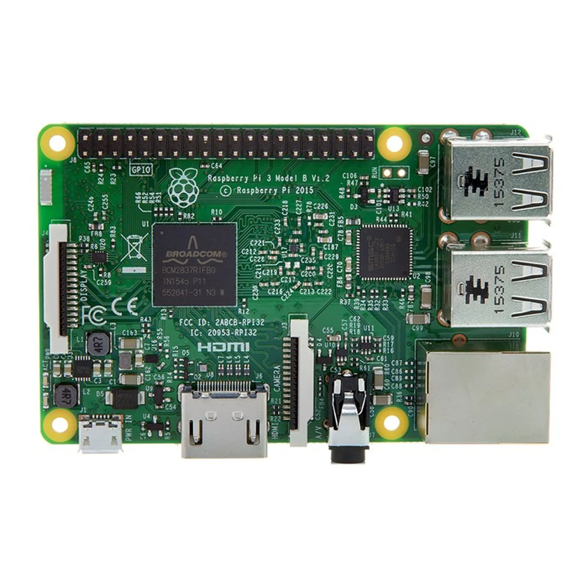 Thiết bị Raspberry Pi 3 B, một lựa chọn phổ biến cho homelab và Pi-Hole dự phòng