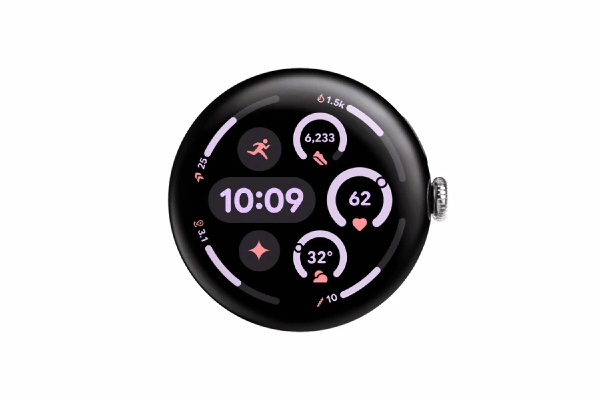 Thiết kế Material 3 Expressive được áp dụng trên Wear OS 6, mang lại giao diện đồng hồ thông minh liền mạch và đẹp mắt.